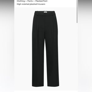 Babaton Aritzia Pleated Pant